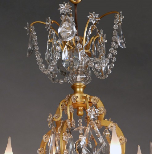 Lighting  - &quot;Cage&quot; Chandelier Attributed To Maison Baguès, France Circa 1880