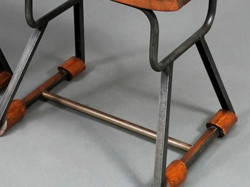 XXe siècle - Suite de trois tabourets, France circa 1930