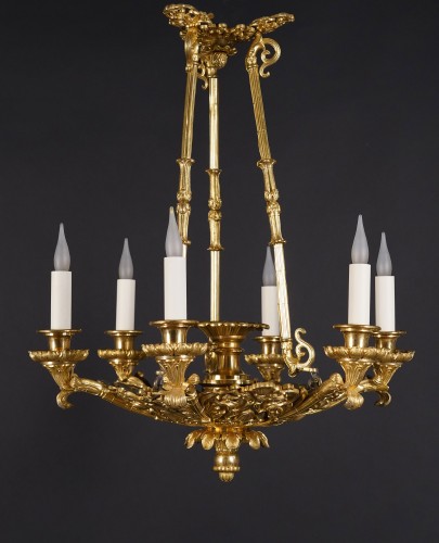 Elegant Louis-Philippe Period Chandelier, France, Circa 1830 - Lighting Style Louis-Philippe