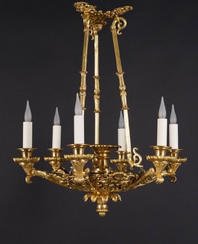 Lustre d'époque Louis-Philippe, France, Circa 1830 - Luminaires Style Louis-Philippe