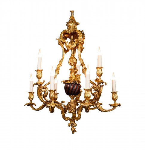 &quot;Rocaille&quot; Chandelier by E. Colin &amp; Cie, France Circa 1890 