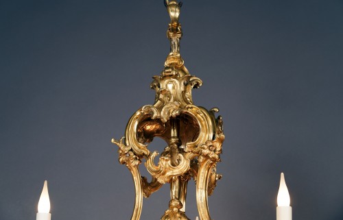 &quot;Rocaille&quot; Chandelier by E. Colin &amp; Cie, France Circa 1890  - 