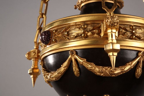 Importante suite de quatre suspensions, France circa 1880 - Tobogan Antiques