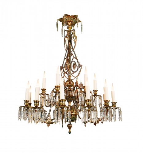 Orientalist Chandelier, France Circa 1870