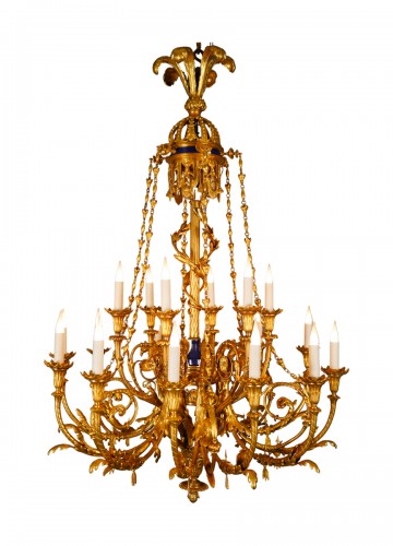 Chandelier With Eagle Heads Attributed To The Marquis, France Circa 1880