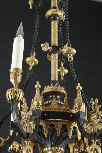 Lighting  - Ottoman Style Chandelier, Attributed To F.barbedienne, France Circa 1870