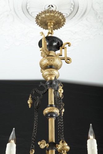 Ottoman Style Chandelier, Attributed To F.barbedienne, France Circa 1870 - 