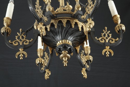 Ottoman Style Chandelier, Attributed To F.barbedienne, France Circa 1870 - Napoléon III