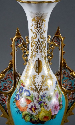 Pair of Oriental Style Vases  France c1880 - 