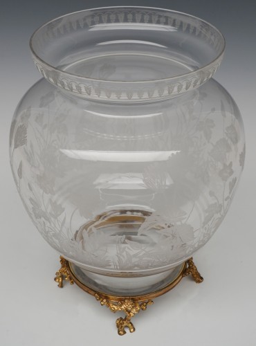 Objet de décoration Cassolettes, coupe et vase - Aquarium attribué à Baccarat, France circa 1870