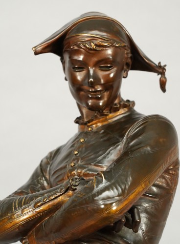 Sculpture  - Harlequin by R. De Saint Marceaux, F. Barbedienne And A. Collas, France, Ci