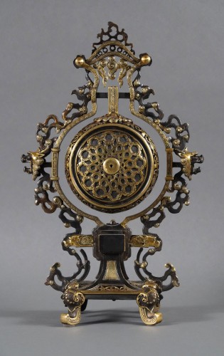 XIXe siècle - Pendule Japonisante attrubué à l'Escalier de Cristal, France circa 1885