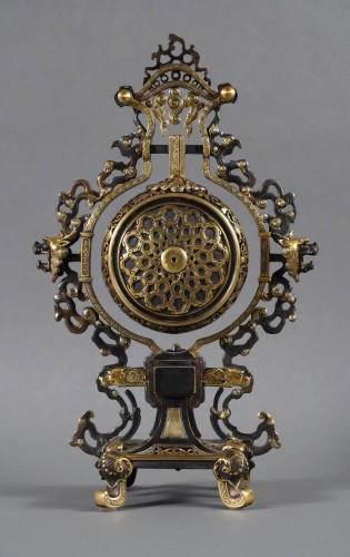 19th century - Japanese Style Clock Attr. To l&#039;Escalier De Cristal, France Circa 1885