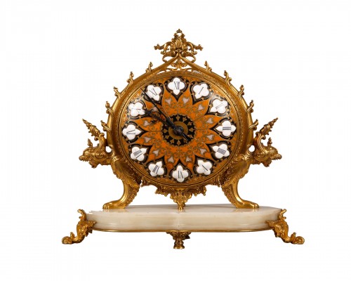 Persian Clock attributed to V Geoffroy-Dechaume & F.Barbedienne, France circa 1867