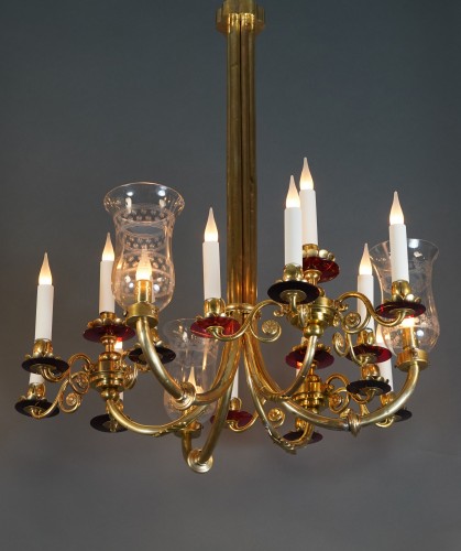 Luminaires Lustre - Paire de Lustre, France circa 1950