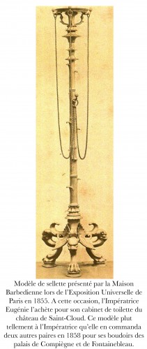 Paire de lampadaires néo-Grecs attr. à Lacarrière, Delatour & Cie, France circa 1860 - Napoléon III