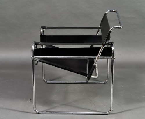 XXe siècle - Paire de fauteuils «Wassily», Marcel Breuer/Knoll, Allemagne circa 1980