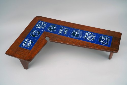 20th century - Coffee Table by R. Guillerme, J. Chambron and B. Danikowski, France c 1955