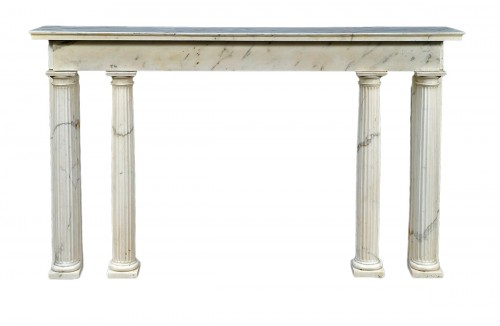 Louis XVI Period Carrara Marble Console, France circa 1780