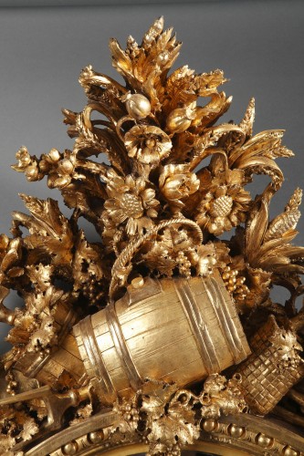 Important miroir attribué à L. Frullini, Italie circa 1890 - Miroirs, Trumeaux Style Napoléon III