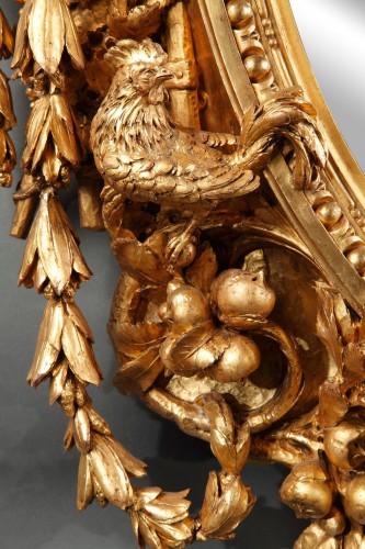 Napoléon III - Important miroir attribué à L. Frullini, Italie circa 1890