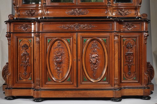 Display Sideboard att. to Fourdinois &amp; by V.Paillard, France, c.1865 - Napoléon III