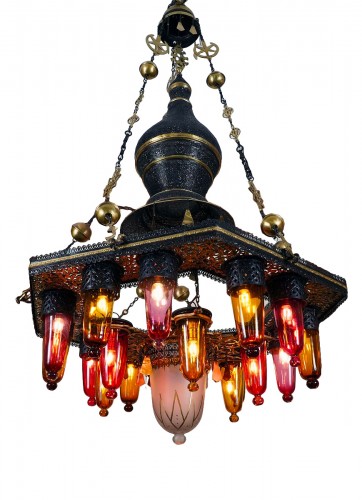 Oriental Chandelier, Morocco circa 1900