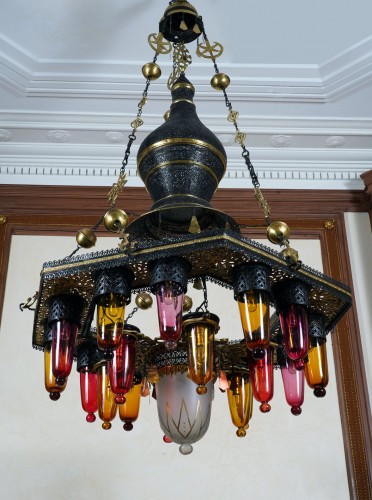 Oriental Chandelier, Morocco circa 1900 - Lighting Style 