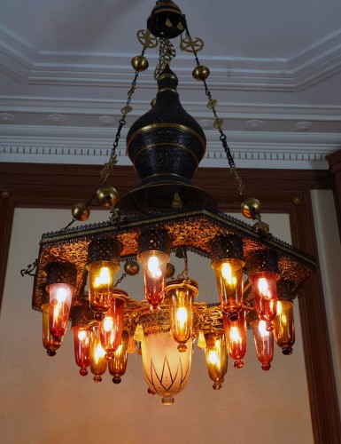 Lighting  - Oriental Chandelier, Morocco circa 1900