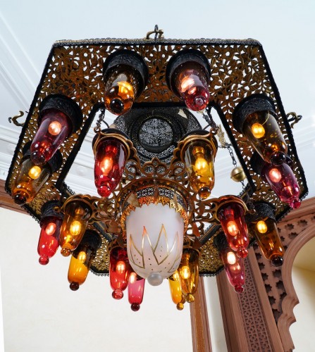 20th century - Oriental Chandelier, Morocco circa 1900