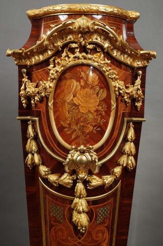 Objet de décoration Colonne Piédestal - Gaine de présentation attribuée à A.-G. Fourdinois, France circa 1865