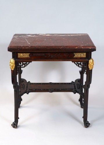 Table à Ecrire Japonisante par G. Viardot, France circa 1880 - Mobilier Style 