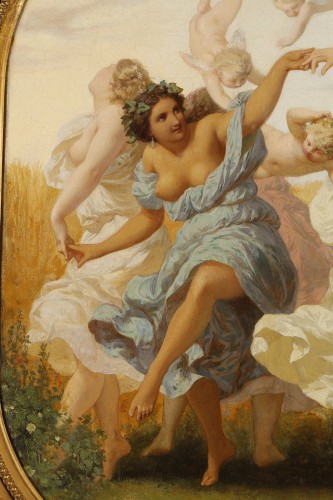 La ronde des nymphes - Henry Picou (1824-1895) - Tobogan Antiques