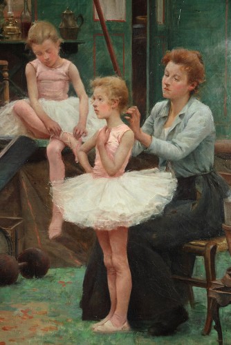 Tableaux et dessins Tableaux XIXe siècle - Loge d’artistes, Fête de Saint-Cloud - Fernand Blayn (1853-1892)