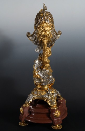 Centerpiece &quot;The Naiad&quot; attributed to G. Denière, France Circa 1870 - 
