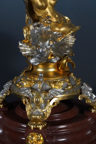 Napoléon III - Centerpiece &quot;The Naiad&quot; attributed to G. Denière, France Circa 1870