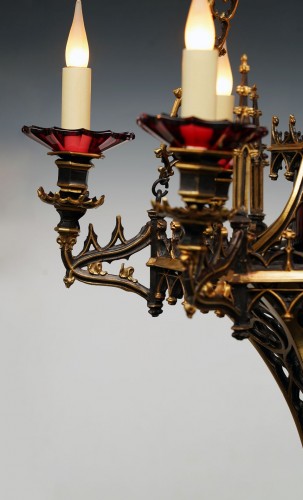 XIXe siècle - Lustre Néo-Gothique, France circa 1860