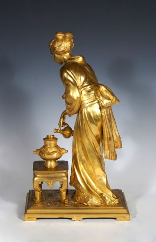 XIXe siècle - Couple Japonais par E. Laurent et Raingo Frères, France,circa 1880
