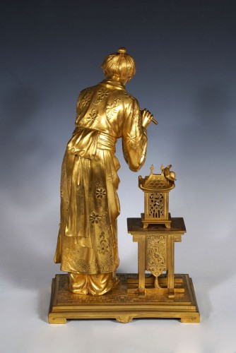Antiquités - Couple Japonais par E. Laurent et Raingo Frères, France,circa 1880