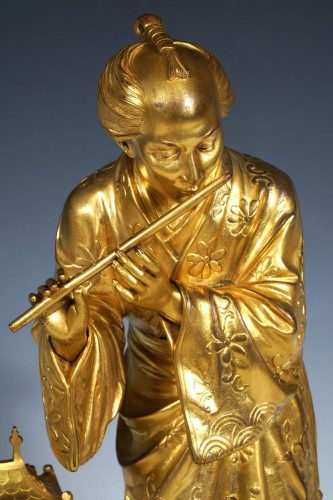 Antiquités - Couple Japonais par E. Laurent et Raingo Frères, France,circa 1880