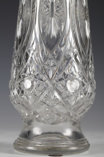 Pair of crystal Vases attributed to to Baccarat, France Circa 1920 - Art Déco