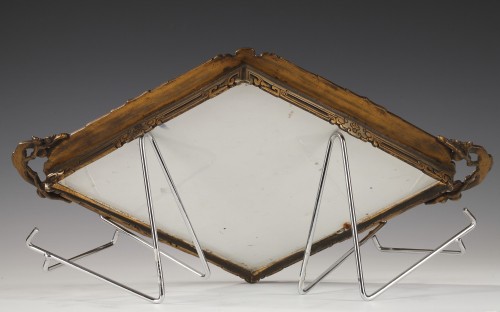 Antiquités - Japanese style Tray attributed to L&#039;Escalier de Cristal, France, Circa 1880