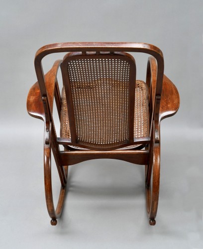  - &quot;Egg&quot; rocking Chair, Societa Anonima Antonio Volpe, Italy, circa 1922