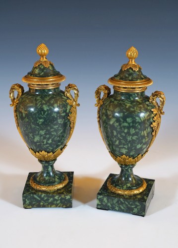 Decorative Objects  - H. Dasson, Pair of Cassolettes, France circa 1880