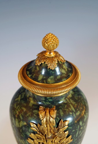 19th century - H. Dasson, Pair of Cassolettes, France circa 1880
