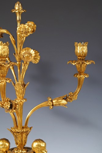 Maison Millet, Pair of “ Tritons” Candelabras, France Circa 1870 - Napoléon III