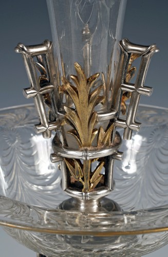 19th century - Christofle, “Japonisme” Soliflore Vase, France, Circa 1880