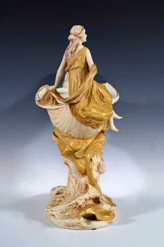 Antiquités - Royal Dux Bohemia, Art Nouveau Centerpiece, France, circa 1900