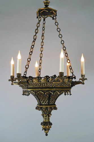 Neo-Gothic Chandelier, Franc, Circa 1870 - Lighting Style Napoléon III