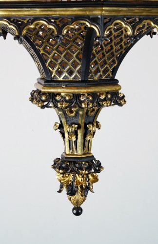 Antiquités - Neo-Gothic Chandelier, Franc, Circa 1870